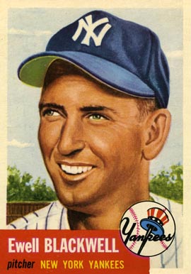 1953 Topps Ewell Blackwell #31 Baseball Card