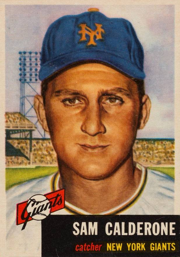 1953 Topps Sam Calderone #260 Baseball Card