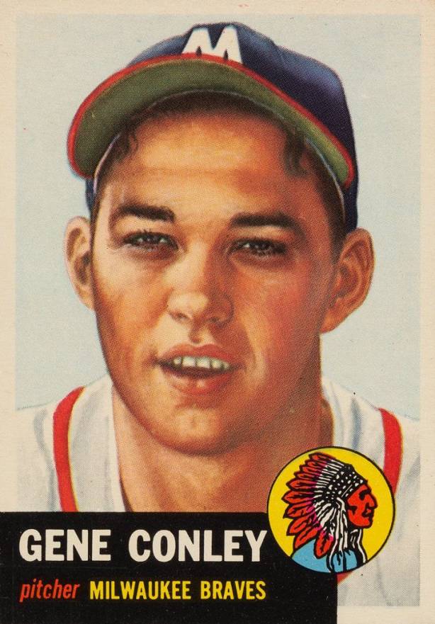 1953 Topps Gene Conley #215 Baseball Card