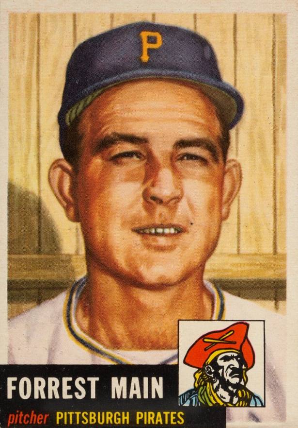 1953 Topps Forrest Main #198 Baseball Card