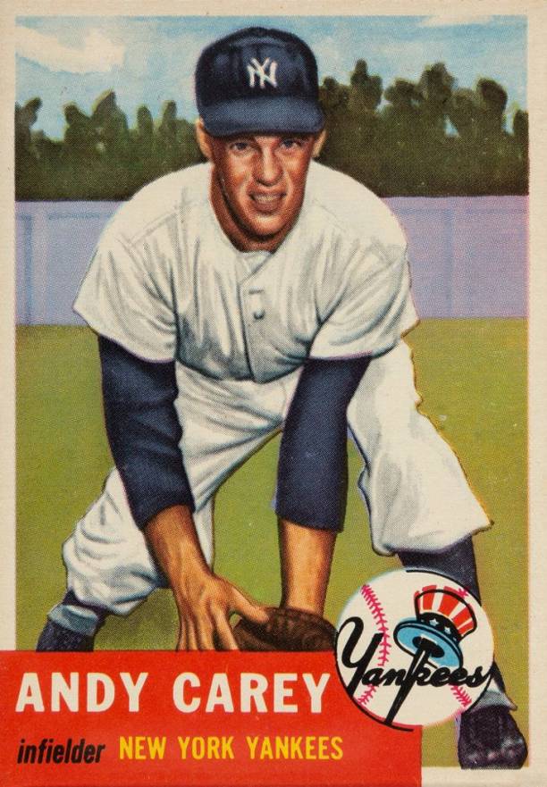 1953 Topps Andy Carey #188 Baseball Card