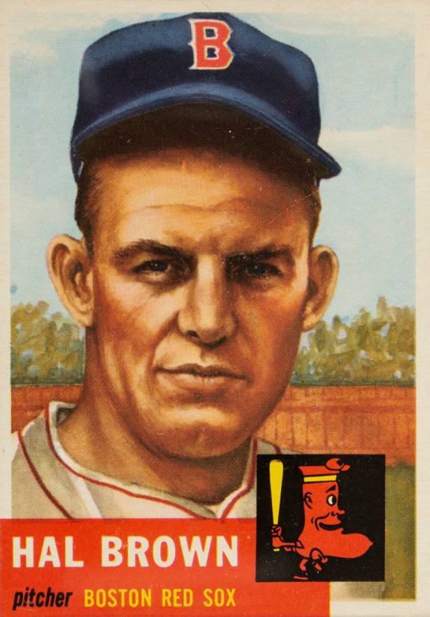 1953 Topps Hal Brown #184 Baseball Card