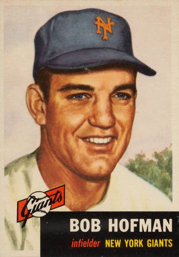 1953 Topps Bob Hofman #182 Baseball Card
