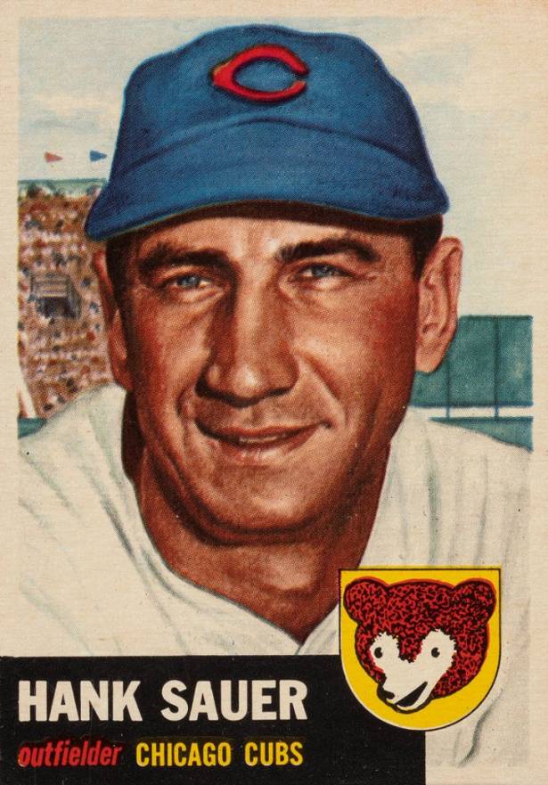 1953 Topps Hank Sauer #111 Baseball Card