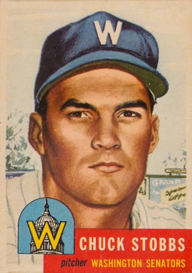 1953 Topps Chuck Stobbs #89 Baseball Card