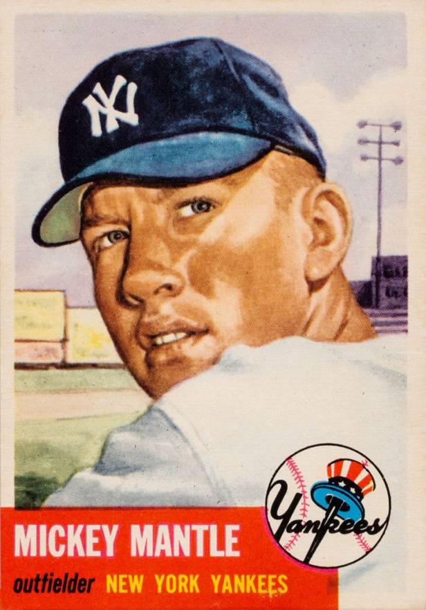 1953 Topps Mickey Mantle #82 Baseball Card