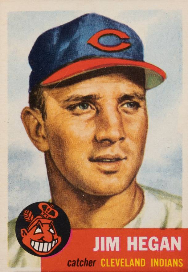 1953 Topps Jim Hegan #80 Baseball Card