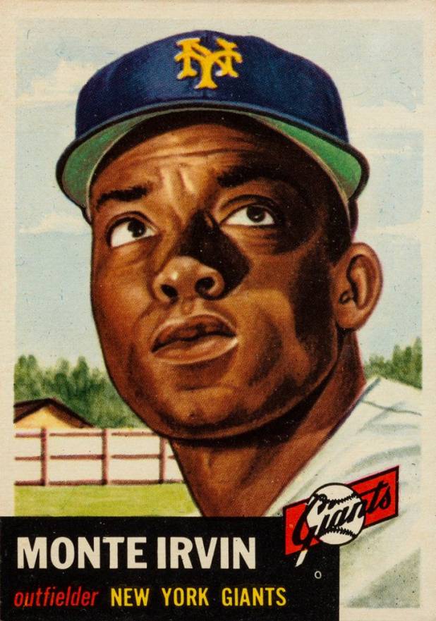 1953 Topps Monte Irvin #62 Baseball Card