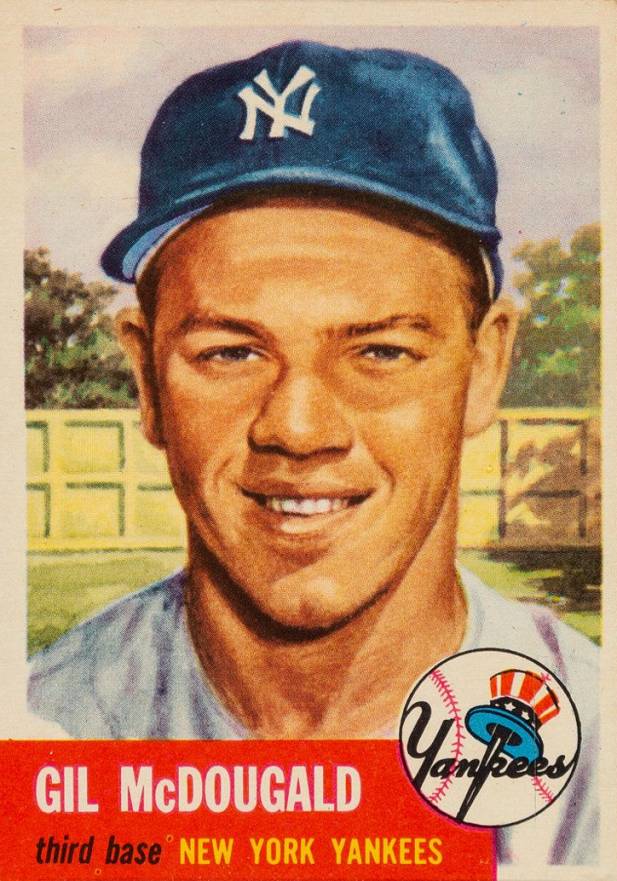 1953 Topps Gil McDougald #43 Baseball Card