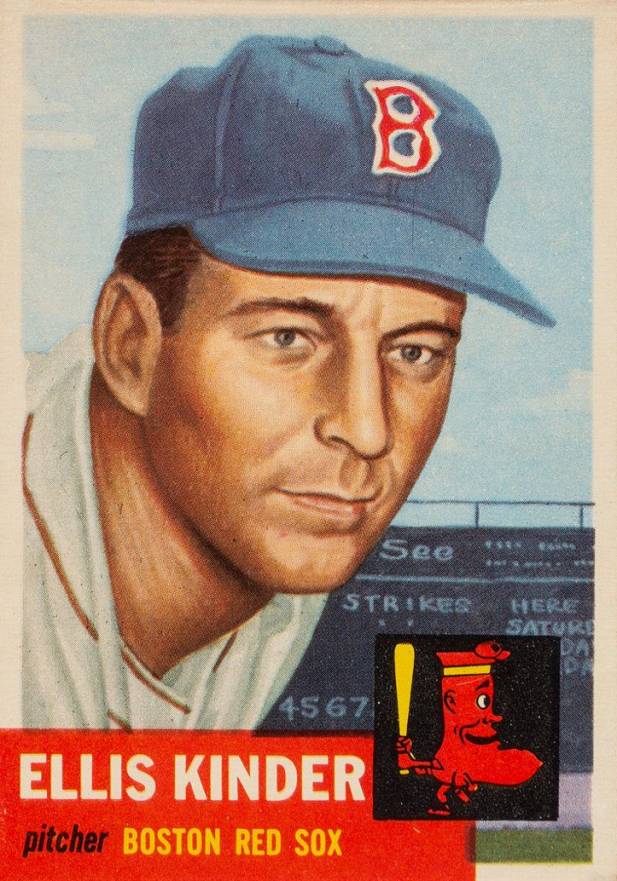 1953 Topps Ellis Kinder #44 Baseball Card