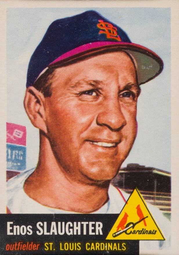 1953 Topps Enos Slaughter #41 Baseball Card