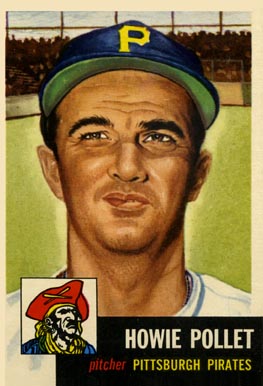 1953 Topps Howie Pollet #83 Baseball Card