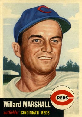 1953 Topps Willard Marshall #95 Baseball Card