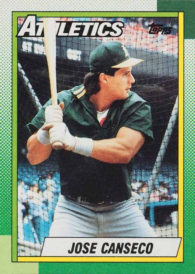 1990 Topps Jose Canseco #250 Baseball Card