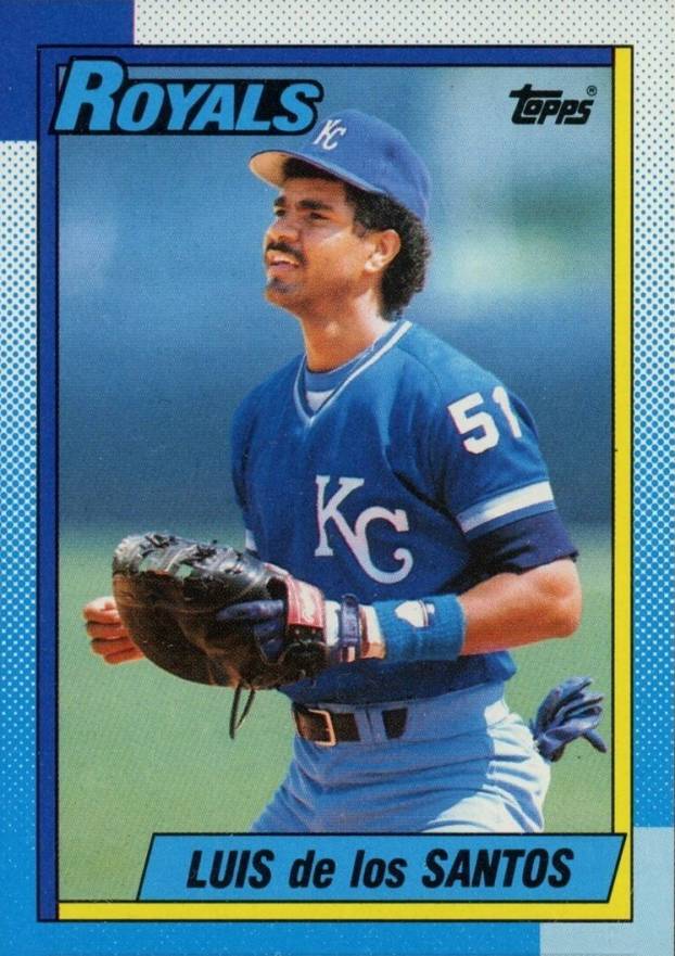 1990 Topps Luis de los Santos #452 Baseball Card