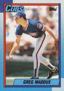 1990 Topps Greg Maddux #715 Baseball Card