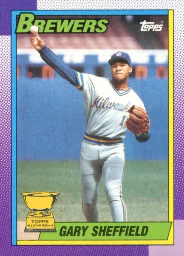 1990 Topps Gary Sheffield #718 Baseball Card