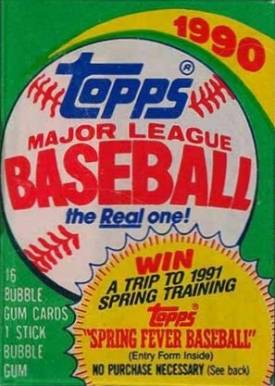 1990 Topps Wax Pack #WP Baseball Card