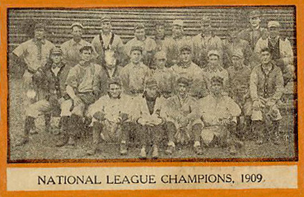 1910 Orange Borders National League Champions # Baseball Card