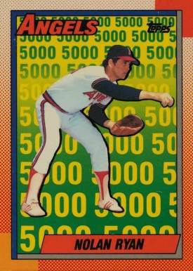 1990 Topps Tiffany Nolan Ryan #3 Baseball Card