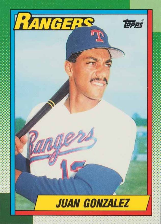 1990 Topps Tiffany Juan Gonzalez #331 Baseball Card