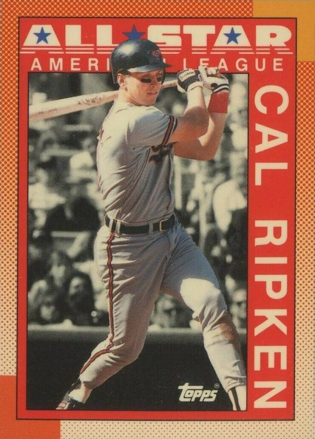 1990 Topps Tiffany Cal Ripken Jr. #388 Baseball Card