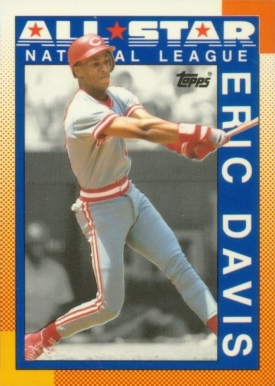 1990 Topps Tiffany Eric Davis #402 Baseball Card