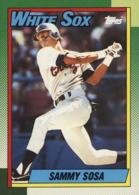 1990 Topps Tiffany Sammy Sosa #692 Baseball Card