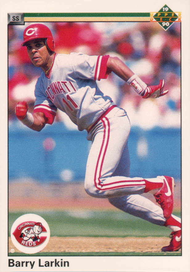 1990 Upper Deck Barry Larkin #167 Baseball Card