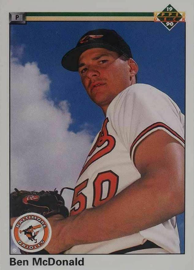 1990 Upper Deck Ben McDonald #54 Baseball Card