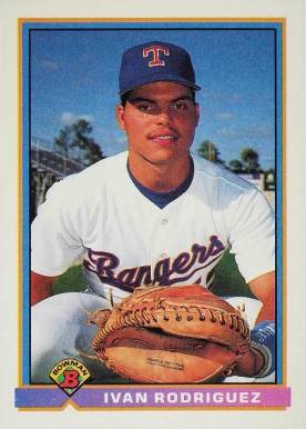 1991 Bowman Ivan Rodriguez #272 Baseball Card