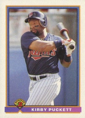 1991 Bowman Kirby Puckett #320 Baseball Card