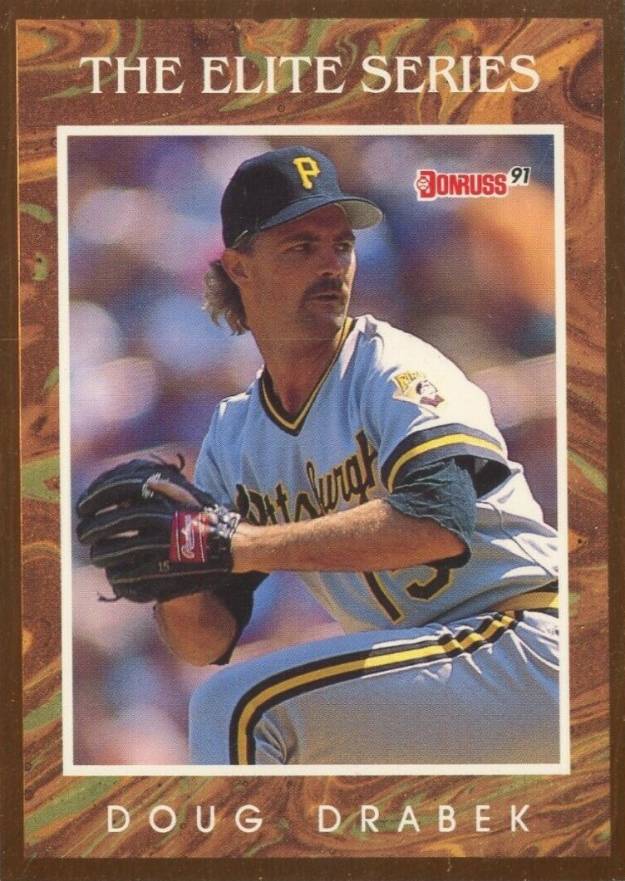 1991 Donruss Elite Doug Drabek #5 Baseball Card