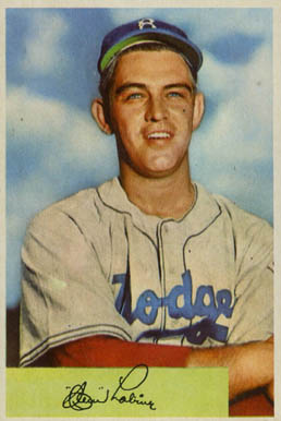 1954 Bowman Clem Labine #106 Baseball Card