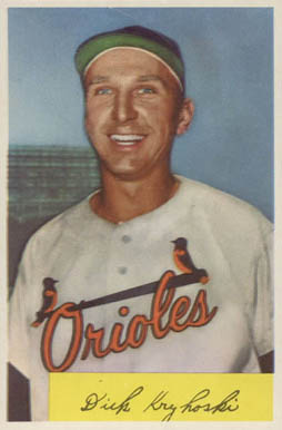1954 Bowman Dick Kryhoski #117 Baseball Card