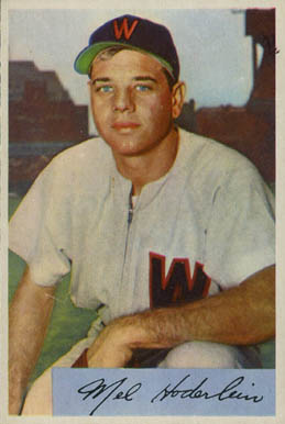 1954 Bowman Mel Hoderlein #120 Baseball Card