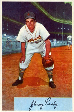 1954 Bowman Johnny Pesky #135 Baseball Card