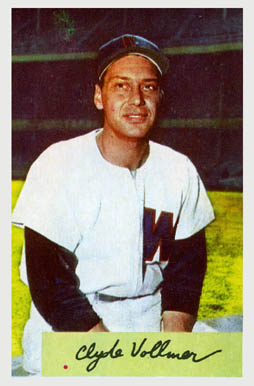 1954 Bowman Clyde Vollmer #136 Baseball Card