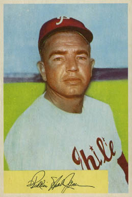 1954 Bowman Willie Jones #143 Baseball Card
