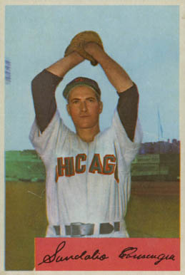 1954 Bowman Sandy Consuegra #166 Baseball Card
