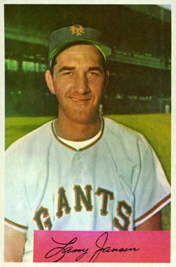 1954 Bowman Larry Jansen #169 Baseball Card