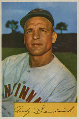1954 Bowman Andy Seminick #172 Baseball Card