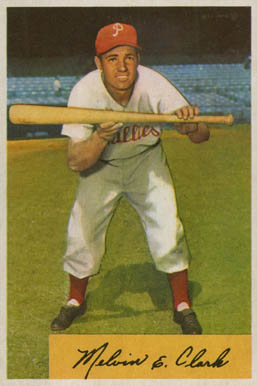 1954 Bowman Mel Clark #175 Baseball Card
