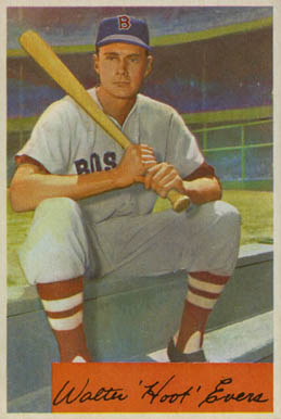 1954 Bowman Hoot Evers #18 Baseball Card