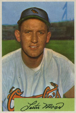 1954 Bowman Les Moss #181 Baseball Card