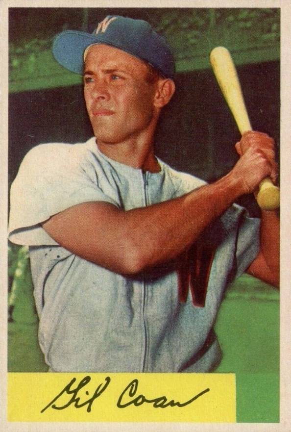 1954 Bowman Gil Coan #40 Baseball Card