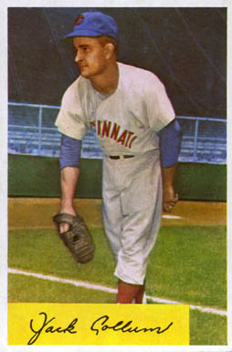 1954 Bowman Jack Collum #204 Baseball Card