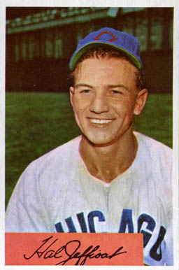 1954 Bowman Hal Jeffcoat #205 Baseball Card