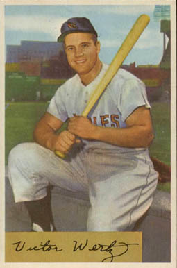 1954 Bowman Vic Wertz #21 Baseball Card