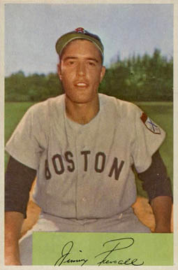 1954 Bowman Jimmy Piersall #210 Baseball Card